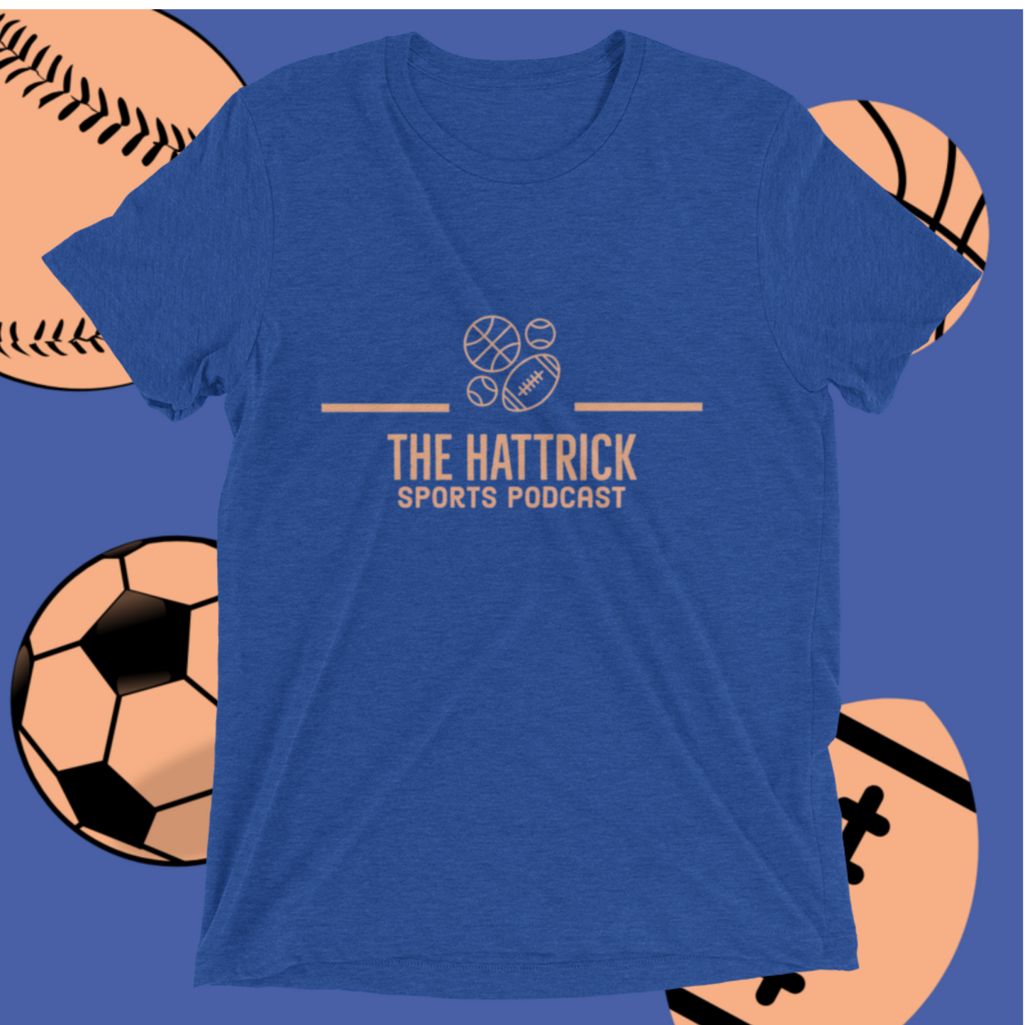The HatTrick Sports Podcast Tee Shirt